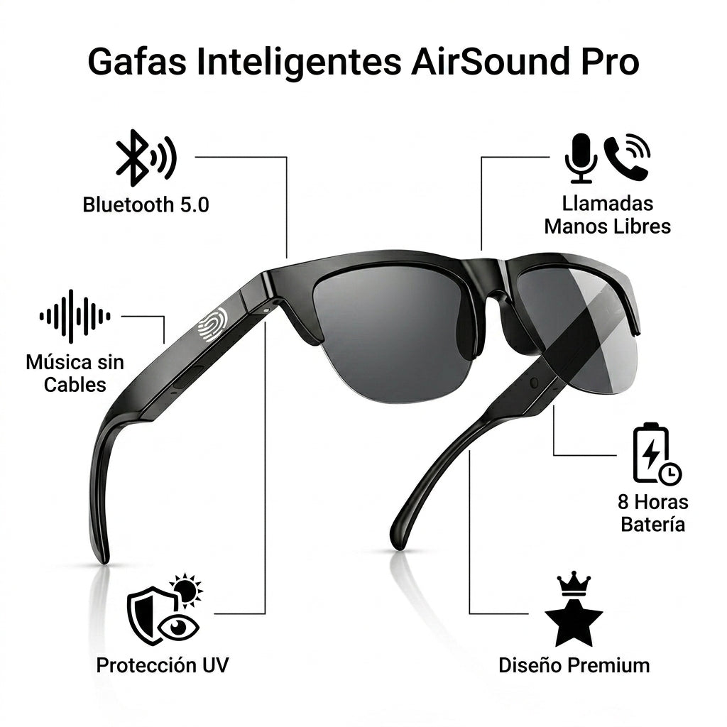 Gafas Inteligentes AirSound Pro – Envío Gratis y Pago en Casa